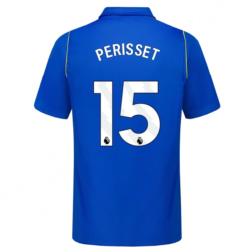 Danxen Mænd Eve Perisset #15 Blå Gul Hjemmebane Spillertrøjer 2026/27 Trøje T-Shirt