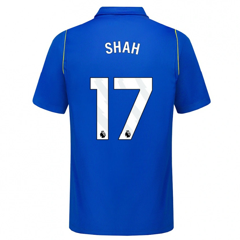 Danxen Mænd Bilal Shah-Berkouz #17 Blå Gul Hjemmebane Spillertrøjer 2026/27 Trøje T-Shirt