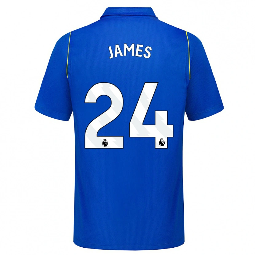 Danxen Mænd Reece James #24 Blå Gul Hjemmebane Spillertrøjer 2026/27 Trøje T-Shirt