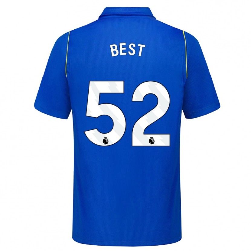 Danxen Mænd Kian Best #52 Blå Gul Hjemmebane Spillertrøjer 2026/27 Trøje T-Shirt