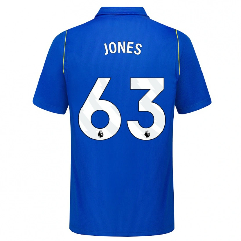 Danxen Mænd Vera Jones #63 Blå Gul Hjemmebane Spillertrøjer 2026/27 Trøje T-Shirt