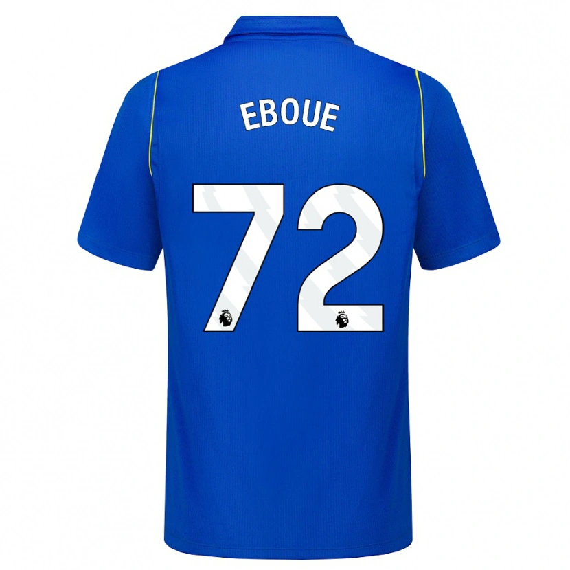 Danxen Mænd Mathis Eboué #72 Blå Gul Hjemmebane Spillertrøjer 2026/27 Trøje T-Shirt