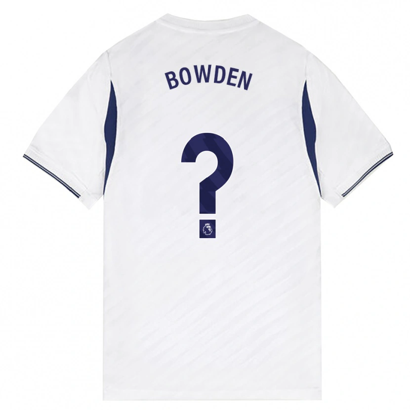 Danxen Mænd Jamie Bowden #0 Hvid Rød Lilla Hjemmebane Spillertrøjer 2026/27 Trøje T-Shirt