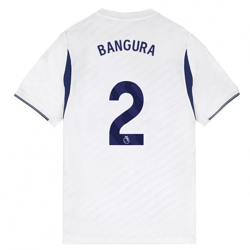 Danxen Mænd Samal Bangura #2 Hvid Rød Lilla Hjemmebane Spillertrøjer 2026/27 Trøje T-Shirt