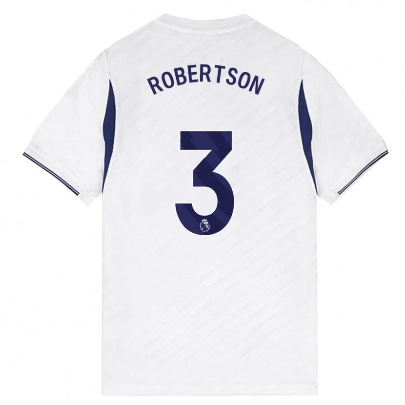 Danxen Mænd Andrew Robertson #3 Hvid Rød Lilla Hjemmebane Spillertrøjer 2026/27 Trøje T-Shirt