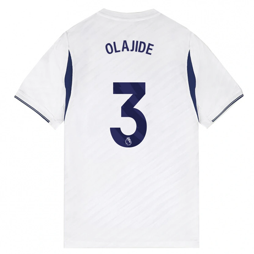 Danxen Mænd Solomon Olajide #3 Hvid Rød Lilla Hjemmebane Spillertrøjer 2026/27 Trøje T-Shirt