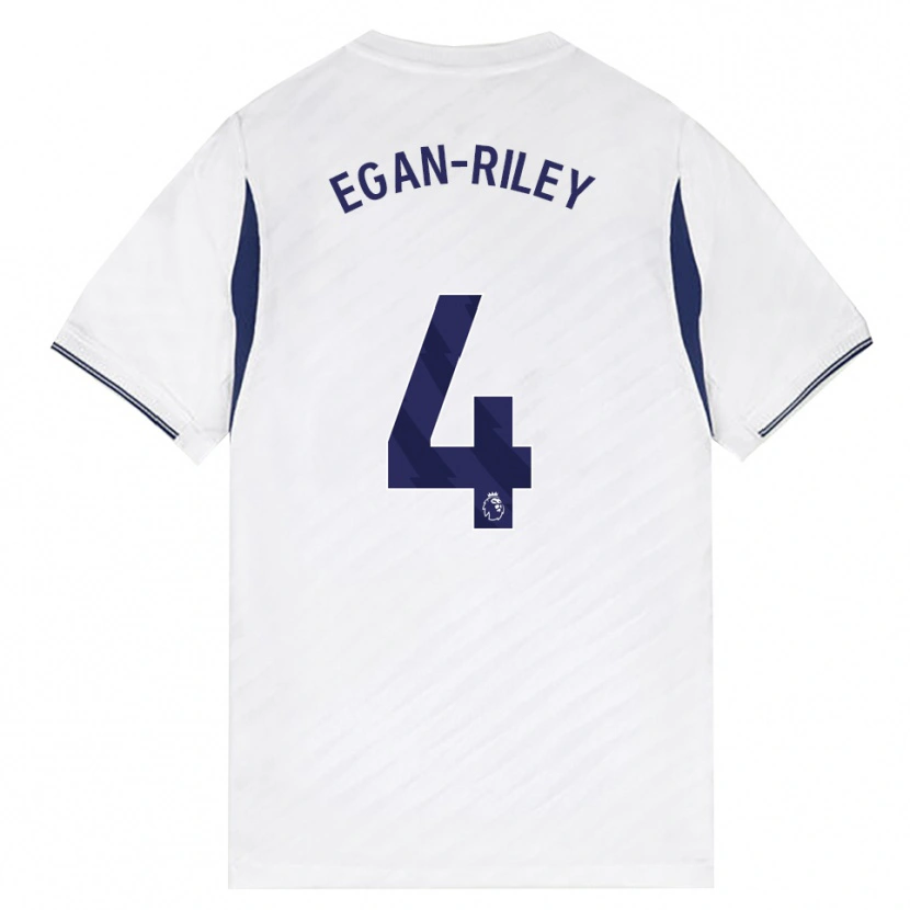 Danxen Mænd Roman Egan-Riley #4 Hvid Rød Lilla Hjemmebane Spillertrøjer 2026/27 Trøje T-Shirt