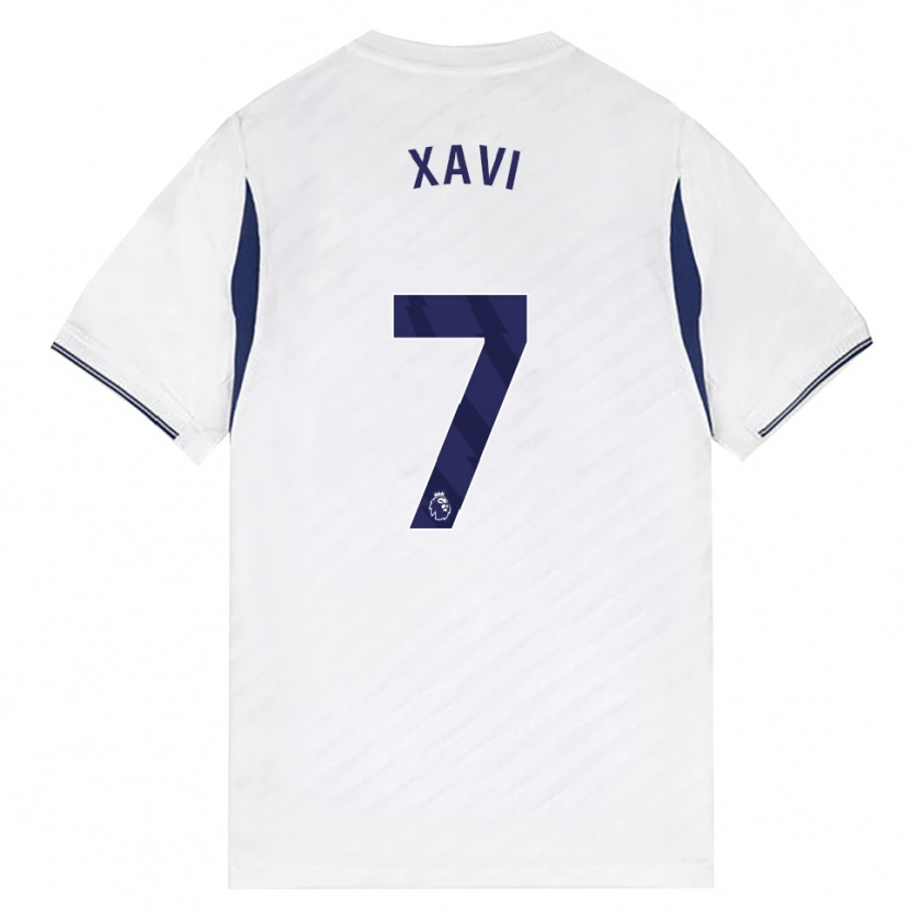 Danxen Mænd Xavi Simons #7 Hvid Rød Lilla Hjemmebane Spillertrøjer 2026/27 Trøje T-Shirt