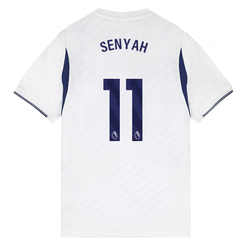 Danxen Mænd Kwasi Senyah #11 Hvid Rød Lilla Hjemmebane Spillertrøjer 2026/27 Trøje T-Shirt
