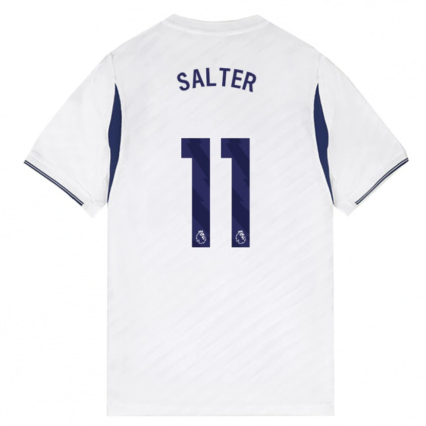 Danxen Mænd Oliver Salter #11 Hvid Rød Lilla Hjemmebane Spillertrøjer 2026/27 Trøje T-Shirt