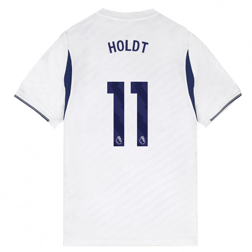 Danxen Mænd Olivia Holdt #11 Hvid Rød Lilla Hjemmebane Spillertrøjer 2026/27 Trøje T-Shirt
