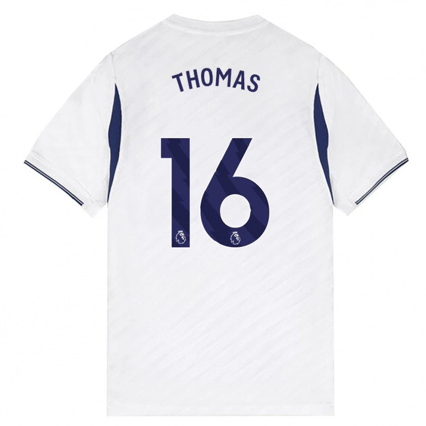 Danxen Mænd Cameron Thomas #16 Hvid Rød Lilla Hjemmebane Spillertrøjer 2026/27 Trøje T-Shirt
