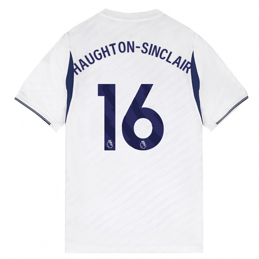 Danxen Mænd Ashiah Haughton-Sinclair #16 Hvid Rød Lilla Hjemmebane Spillertrøjer 2026/27 Trøje T-Shirt