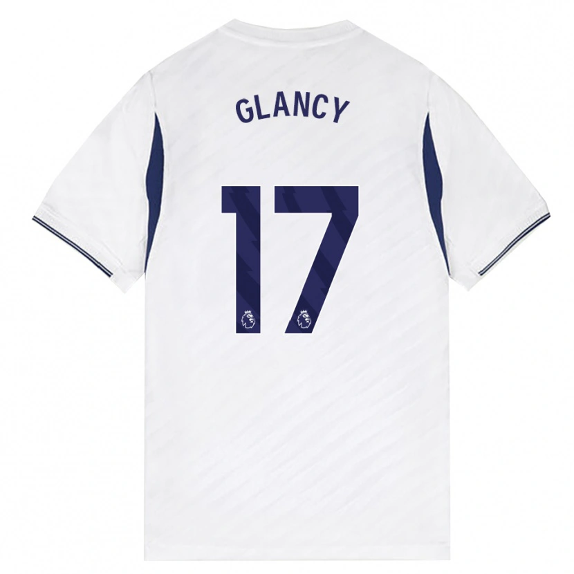 Danxen Mænd Conall Glancy #17 Hvid Rød Lilla Hjemmebane Spillertrøjer 2026/27 Trøje T-Shirt