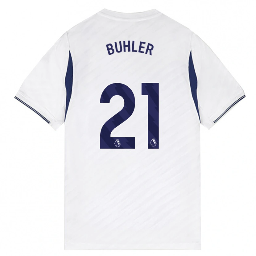 Danxen Mænd Luana Bühler #21 Hvid Rød Lilla Hjemmebane Spillertrøjer 2026/27 Trøje T-Shirt