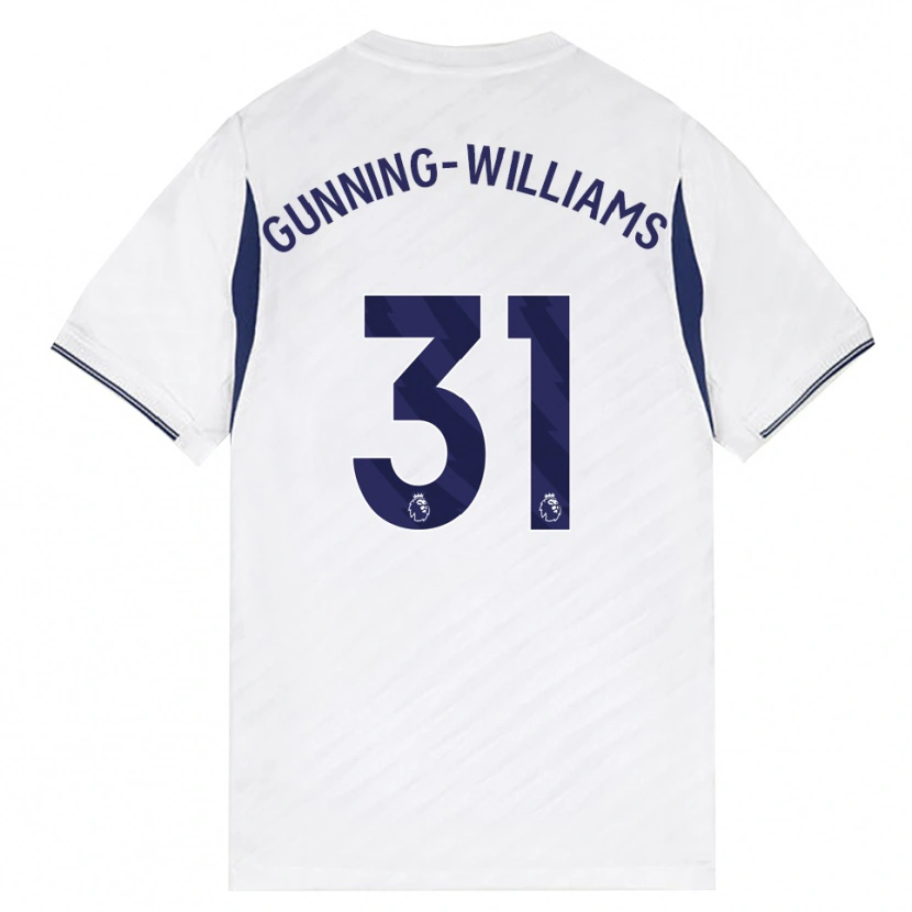 Danxen Mænd Lenna Gunning-Williams #31 Hvid Rød Lilla Hjemmebane Spillertrøjer 2026/27 Trøje T-Shirt