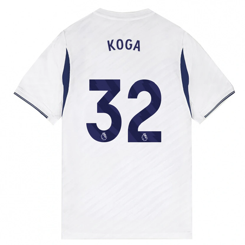 Danxen Mænd Tōko Koga #32 Hvid Rød Lilla Hjemmebane Spillertrøjer 2026/27 Trøje T-Shirt