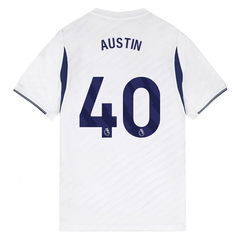 Danxen Mænd Brandon Austin #40 Hvid Rød Lilla Hjemmebane Spillertrøjer 2026/27 Trøje T-Shirt