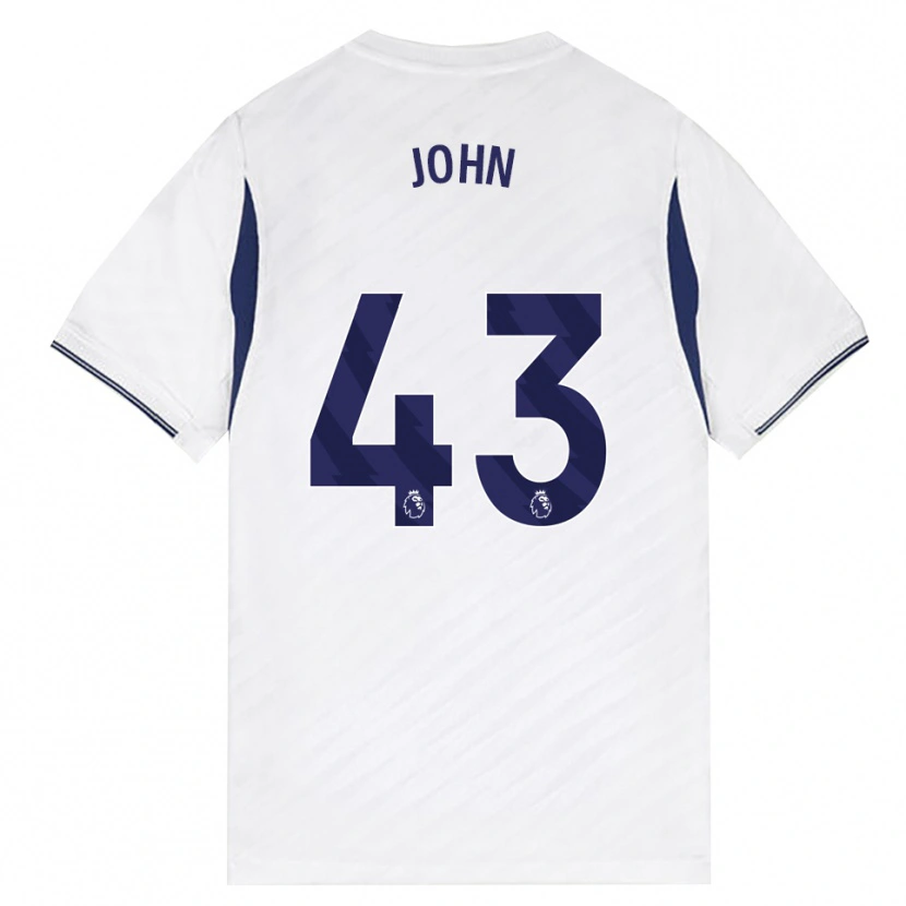 Danxen Mænd Nile John #43 Hvid Rød Lilla Hjemmebane Spillertrøjer 2026/27 Trøje T-Shirt