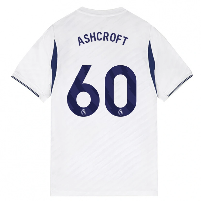 Danxen Mænd Tyrell Ashcroft #60 Hvid Rød Lilla Hjemmebane Spillertrøjer 2026/27 Trøje T-Shirt