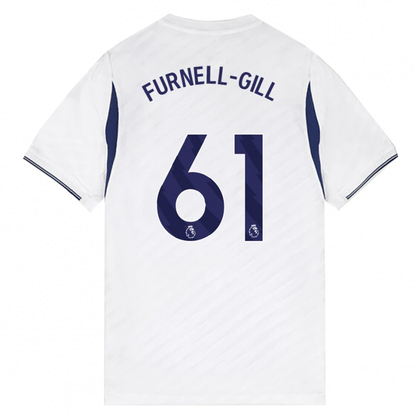 Danxen Mænd Luca Furnell-Gill #61 Hvid Rød Lilla Hjemmebane Spillertrøjer 2026/27 Trøje T-Shirt