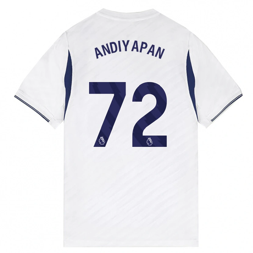 Danxen Mænd William Andiyapan #72 Hvid Rød Lilla Hjemmebane Spillertrøjer 2026/27 Trøje T-Shirt