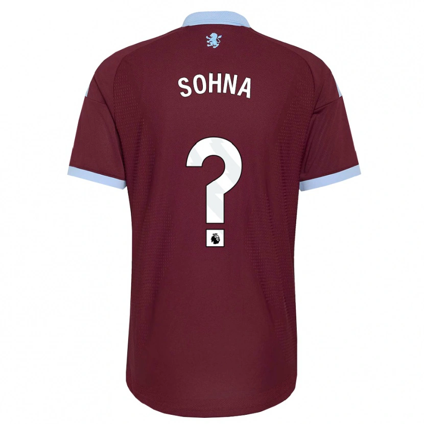 Danxen Mænd Myles Sohna #0 Kornblomstblå Vinrød Hjemmebane Spillertrøjer 2026/27 Trøje T-Shirt