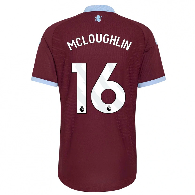 Danxen Mænd Olivia Mcloughlin #16 Kornblomstblå Vinrød Hjemmebane Spillertrøjer 2026/27 Trøje T-Shirt