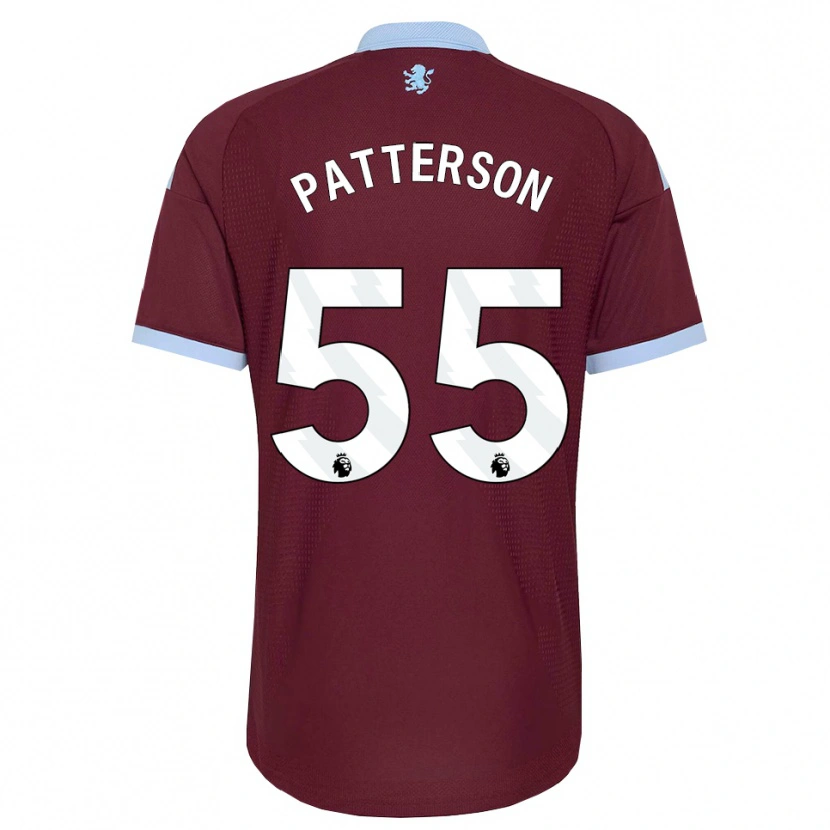 Danxen Mænd Travis Patterson #55 Kornblomstblå Vinrød Hjemmebane Spillertrøjer 2026/27 Trøje T-Shirt