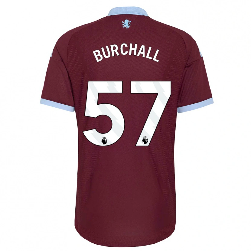 Danxen Mænd Ajani Burchall #57 Kornblomstblå Vinrød Hjemmebane Spillertrøjer 2026/27 Trøje T-Shirt