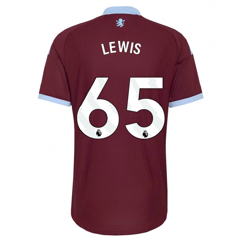 Danxen Mænd Sam Lewis #65 Kornblomstblå Vinrød Hjemmebane Spillertrøjer 2026/27 Trøje T-Shirt