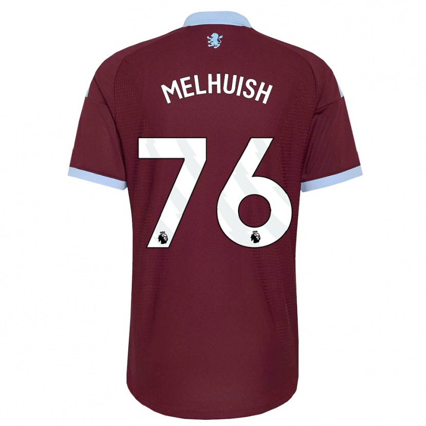 Danxen Mænd Lennon Melhuish #76 Kornblomstblå Vinrød Hjemmebane Spillertrøjer 2026/27 Trøje T-Shirt