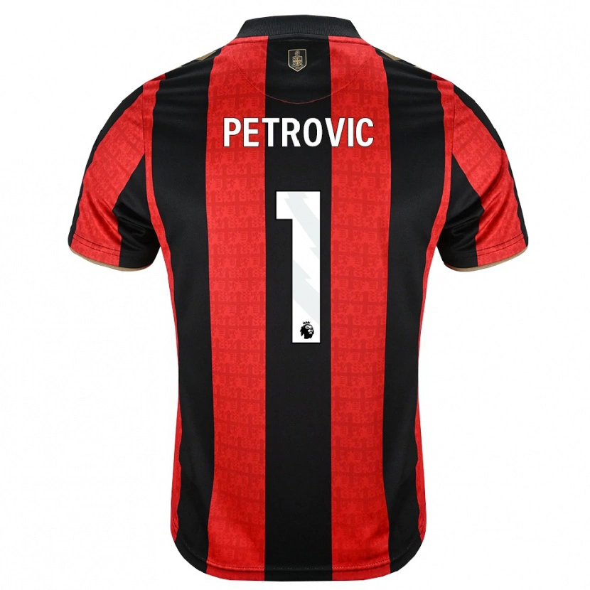 Danxen Mænd Djordje Petrovic #1 Gyldengul Rød Sort Hjemmebane Spillertrøjer 2026/27 Trøje T-Shirt