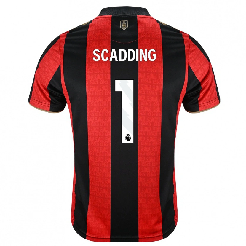 Danxen Mænd Katie Scadding #1 Gyldengul Rød Sort Hjemmebane Spillertrøjer 2026/27 Trøje T-Shirt
