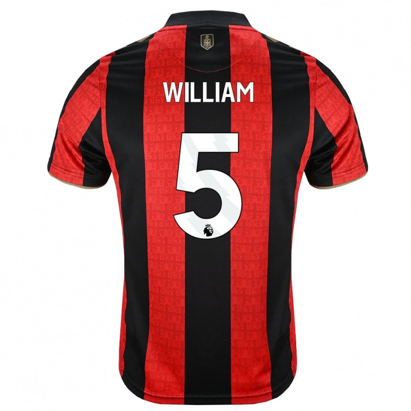 Danxen Mænd Harold William #5 Gyldengul Rød Sort Hjemmebane Spillertrøjer 2026/27 Trøje T-Shirt