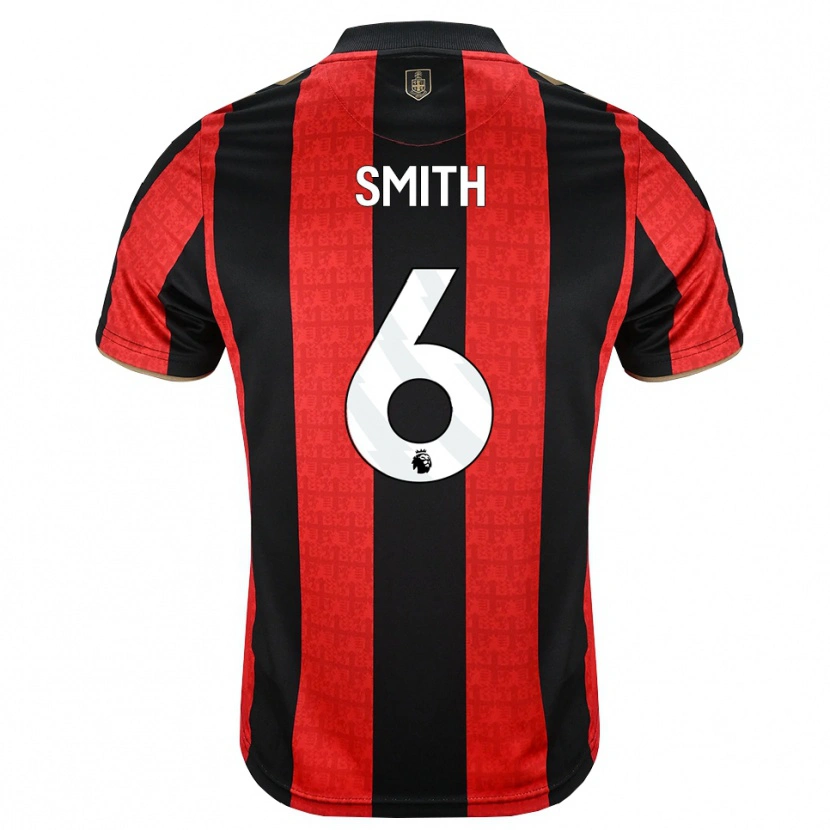 Danxen Mænd Maisy Smith #6 Gyldengul Rød Sort Hjemmebane Spillertrøjer 2026/27 Trøje T-Shirt