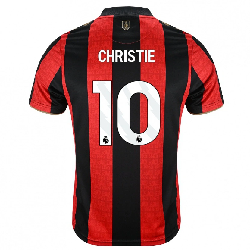 Danxen Mænd Ryan Christie #10 Gyldengul Rød Sort Hjemmebane Spillertrøjer 2026/27 Trøje T-Shirt