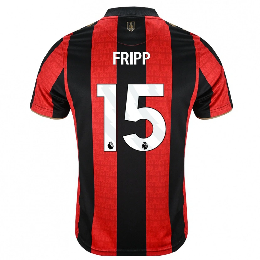 Danxen Mænd Kelly Fripp #15 Gyldengul Rød Sort Hjemmebane Spillertrøjer 2026/27 Trøje T-Shirt