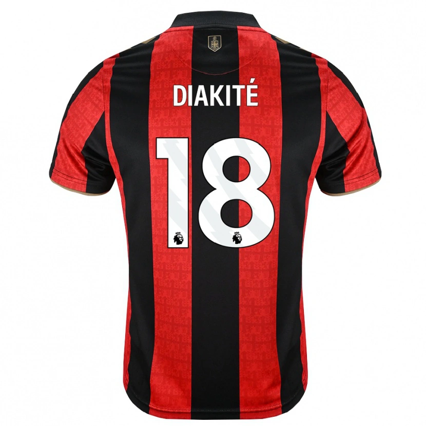 Danxen Mænd Bafodé Diakité #18 Gyldengul Rød Sort Hjemmebane Spillertrøjer 2026/27 Trøje T-Shirt