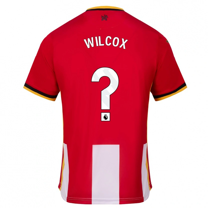 Danxen Mænd Max Wilcox #0 Gul Sort Rød Hjemmebane Spillertrøjer 2026/27 Trøje T-Shirt