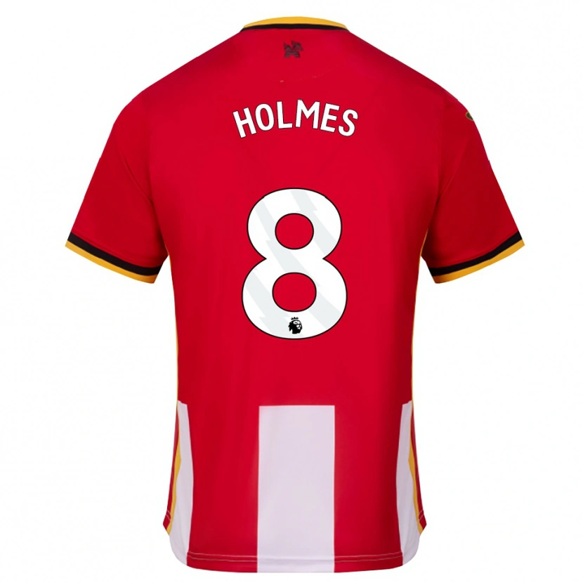Danxen Mænd Mollie Holmes #8 Gul Sort Rød Hjemmebane Spillertrøjer 2026/27 Trøje T-Shirt