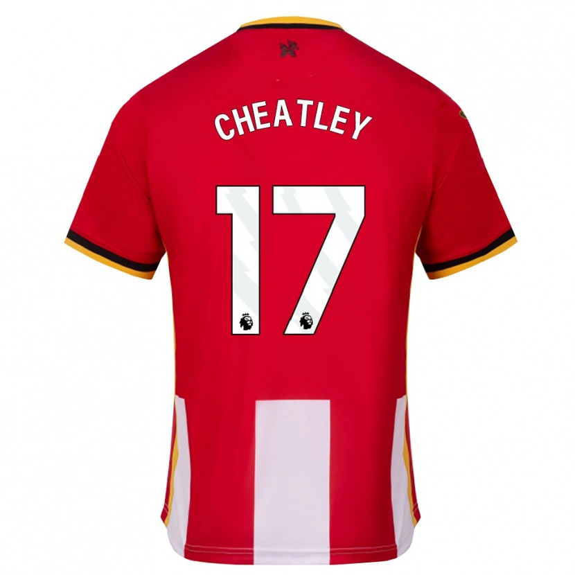 Danxen Mænd Ashley Cheatley #17 Gul Sort Rød Hjemmebane Spillertrøjer 2026/27 Trøje T-Shirt