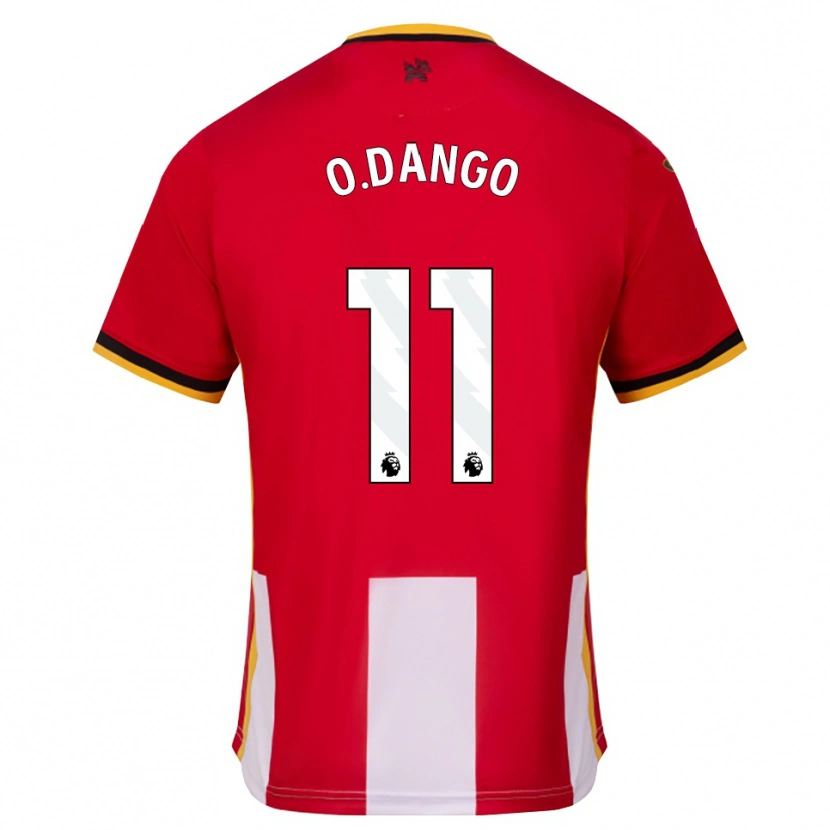Danxen Mænd Dango Ouattara #11 Gul Sort Rød Hjemmebane Spillertrøjer 2026/27 Trøje T-Shirt