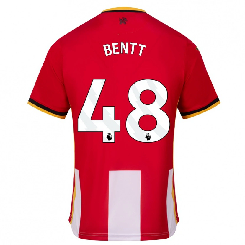 Danxen Mænd Luka Bentt #48 Gul Sort Rød Hjemmebane Spillertrøjer 2026/27 Trøje T-Shirt