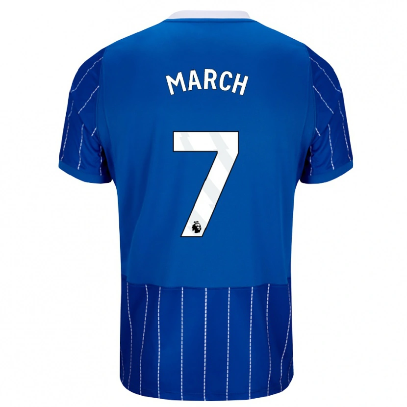 Danxen Mænd Solly March #7 Mellemblå Hvid Hjemmebane Spillertrøjer 2026/27 Trøje T-Shirt