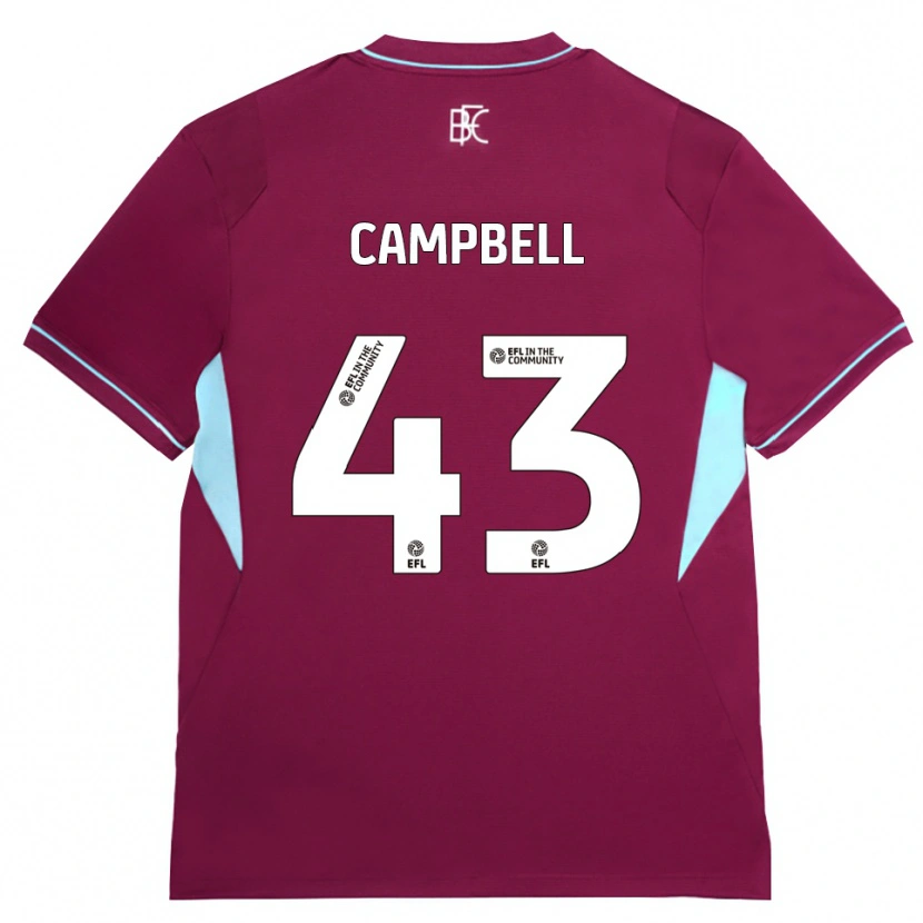 Danxen Mænd Murray Campbell #43 Vinrød Grøn Hjemmebane Spillertrøjer 2026/27 Trøje T-Shirt