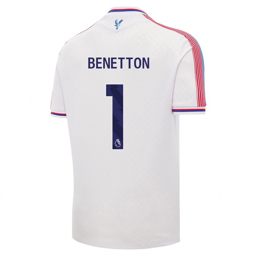 Danxen Mænd Lucca Benetton #1 Hvid Rød Blå Hjemmebane Spillertrøjer 2026/27 Trøje T-Shirt