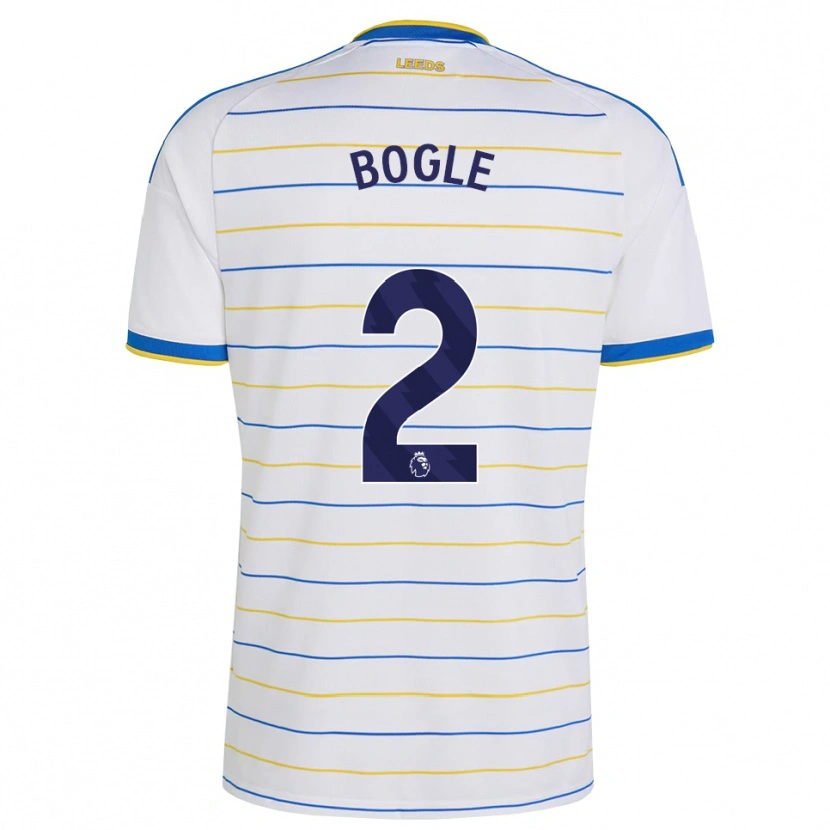 Danxen Mænd Jayden Bogle #2 Rød Gul Blå Hjemmebane Spillertrøjer 2026/27 Trøje T-Shirt