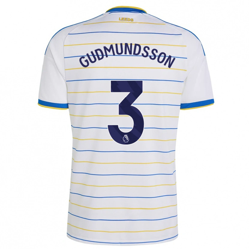 Danxen Mænd Gabriel Gudmundsson #3 Rød Gul Blå Hjemmebane Spillertrøjer 2026/27 Trøje T-Shirt