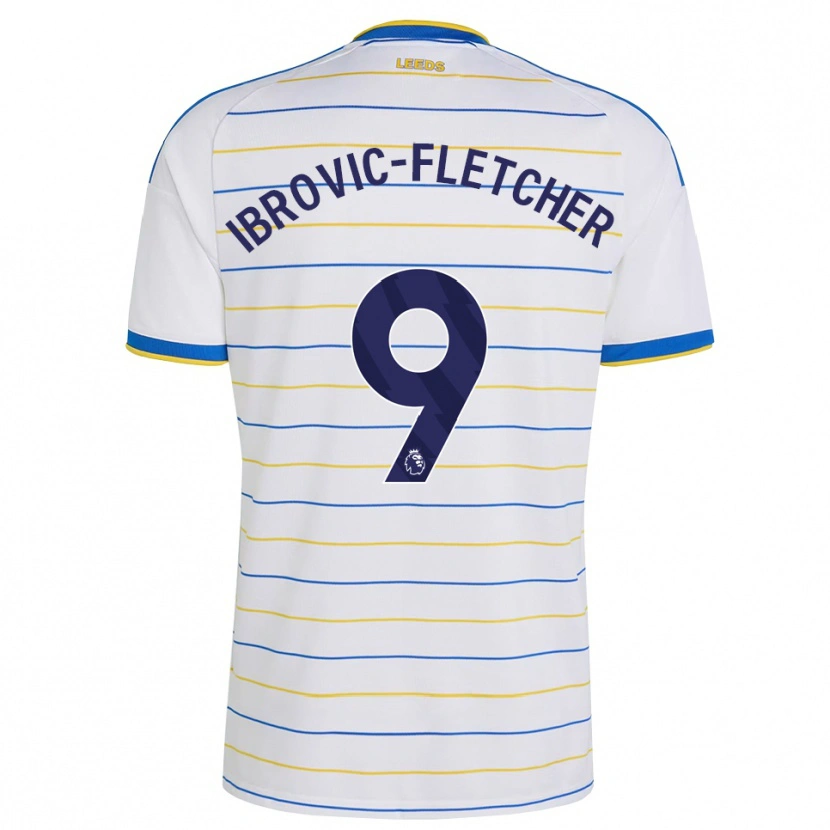 Danxen Mænd Edward Ibrovic-Fletcher #9 Rød Gul Blå Hjemmebane Spillertrøjer 2026/27 Trøje T-Shirt